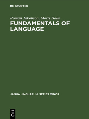 cover image of Fundamentals of Language
